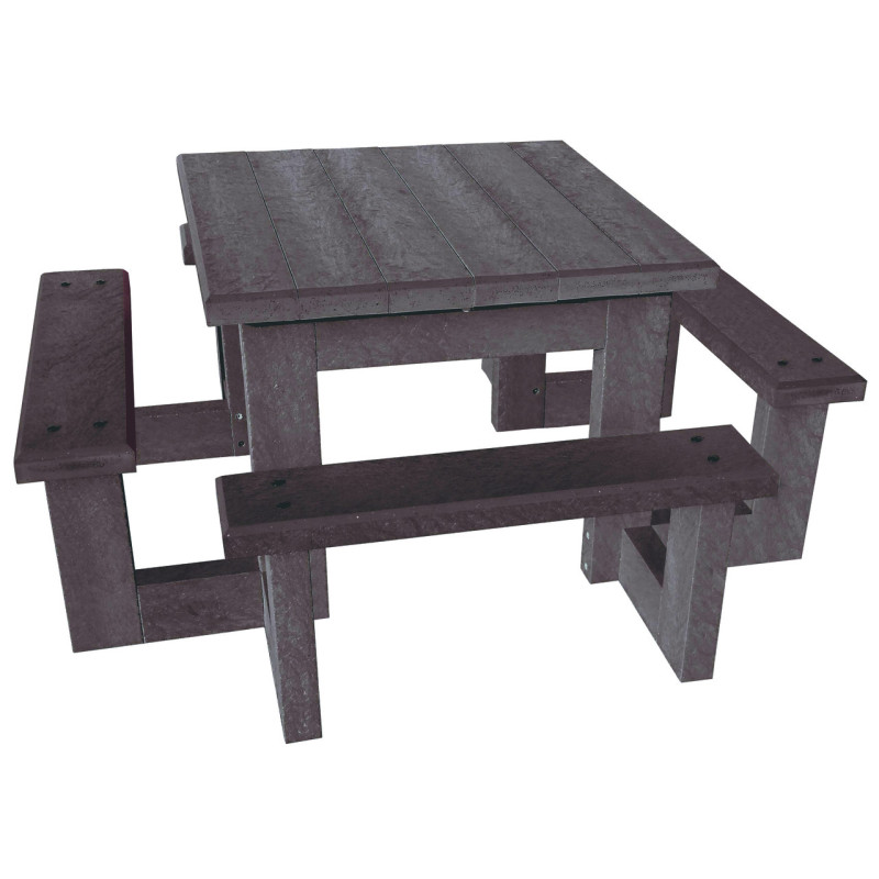 Table pique nique recyclé PIMPON direct urbain